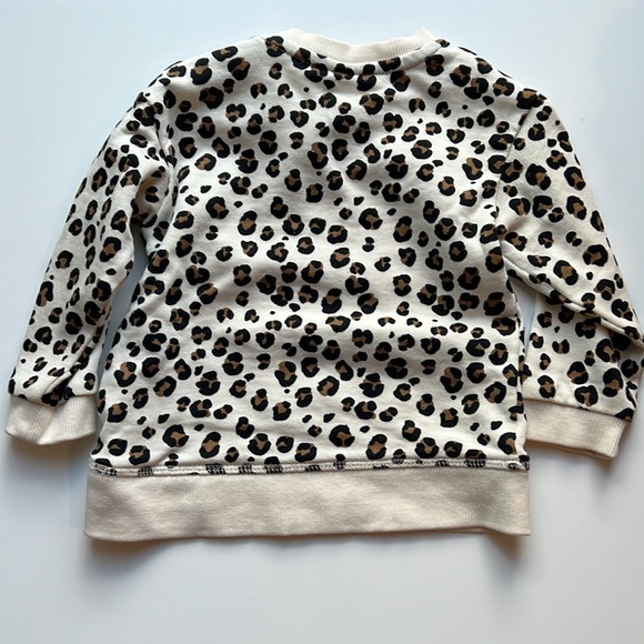 H&M Leopard Print Sweatshirt 9M - Picture 4 of 4